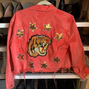 Signature 8 crop Jean jacket. New with tags.